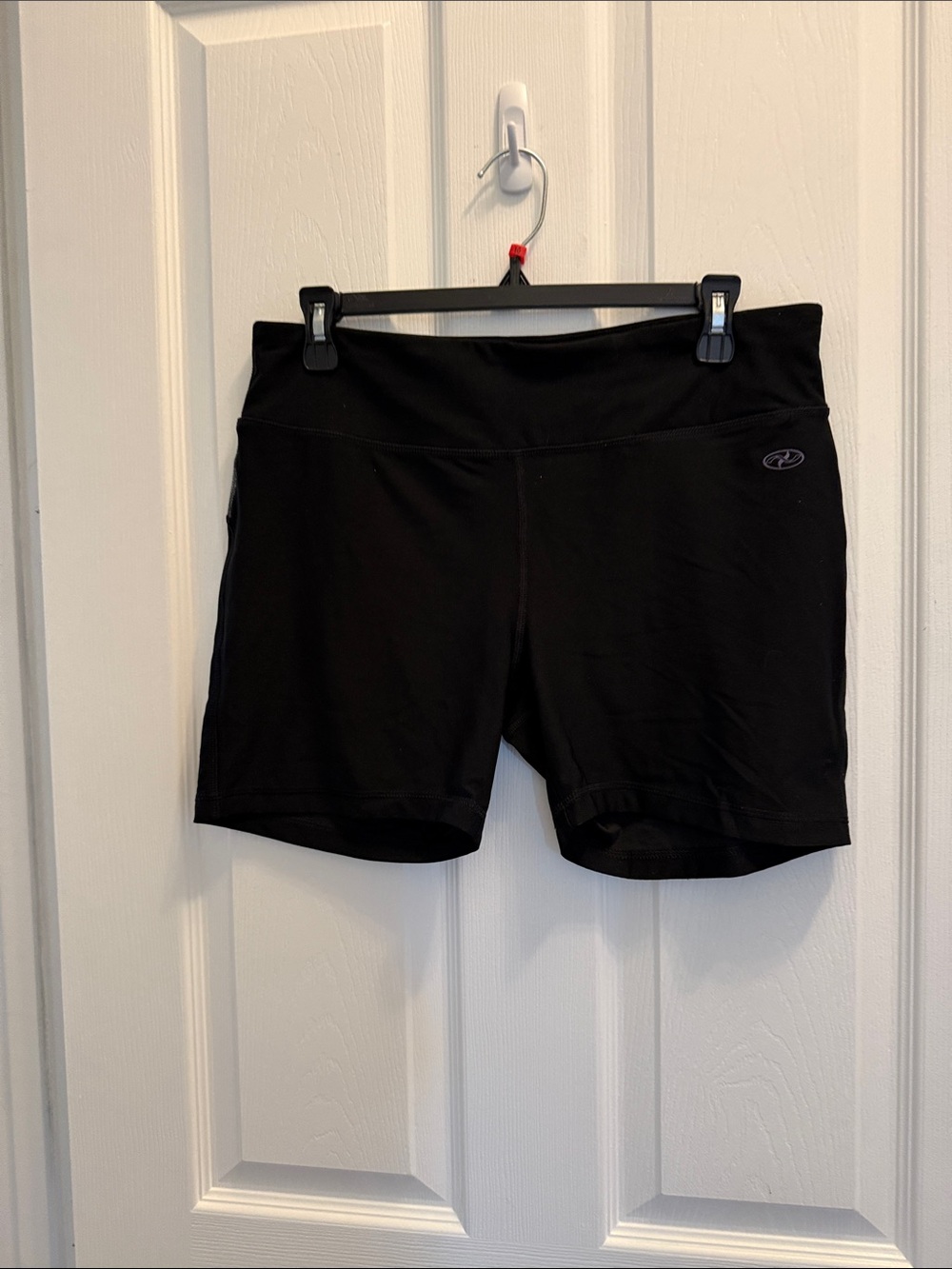 NYL Women's Black Athletic Bike Shorts